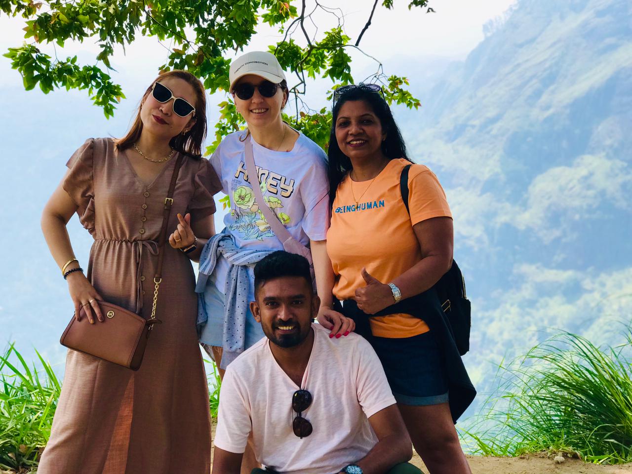 3 Friends India, Russia  and Philippine from Dubai Gallery