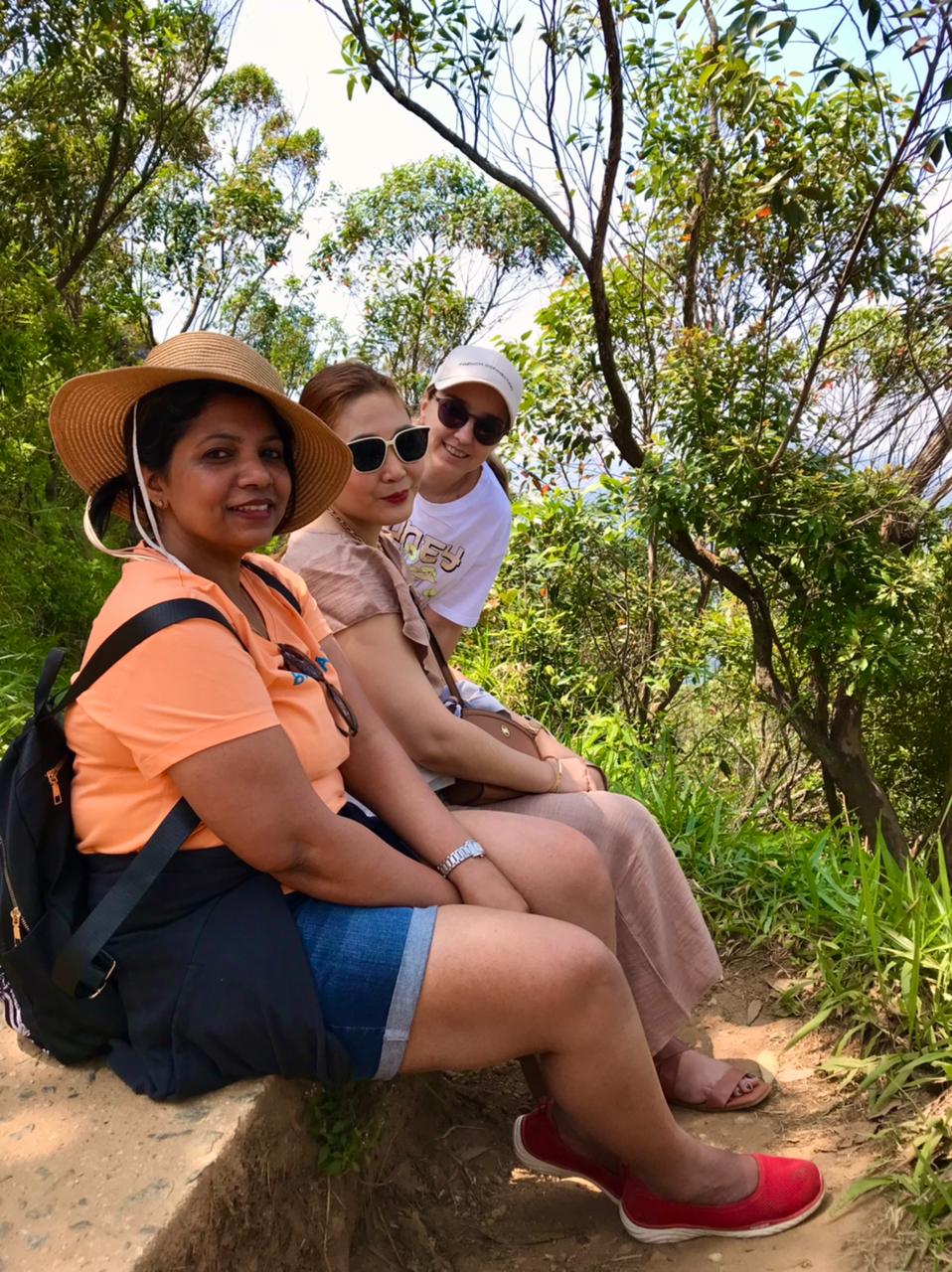 3 Friends India, Russia  and Philippine from Dubai Gallery