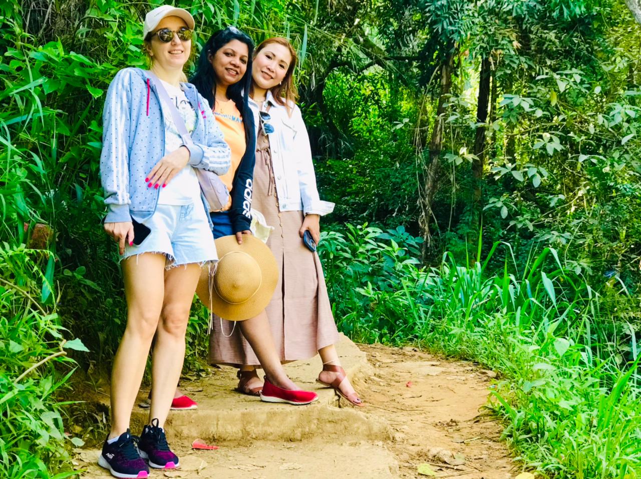 3 Friends India, Russia  and Philippine from Dubai Gallery